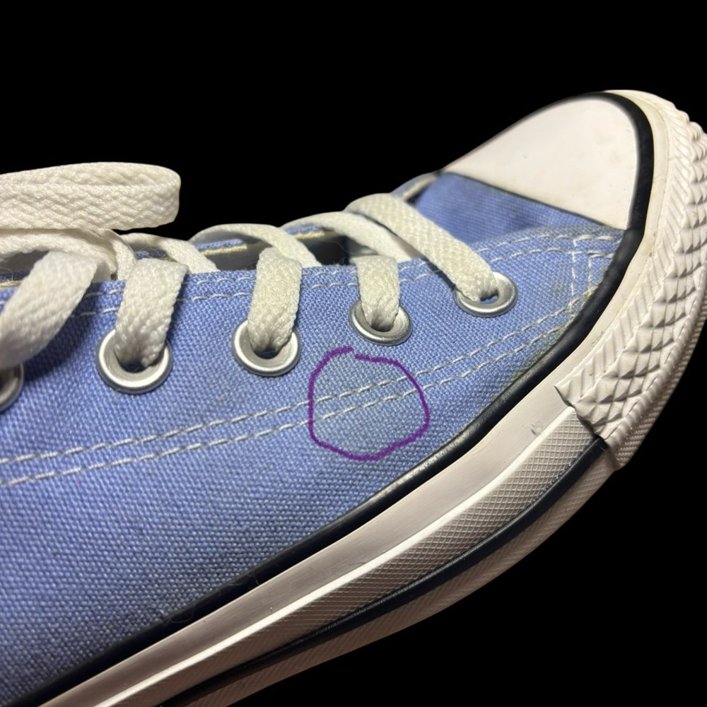 Converse Blue Canvas Sneakers - Picture 6 of 6